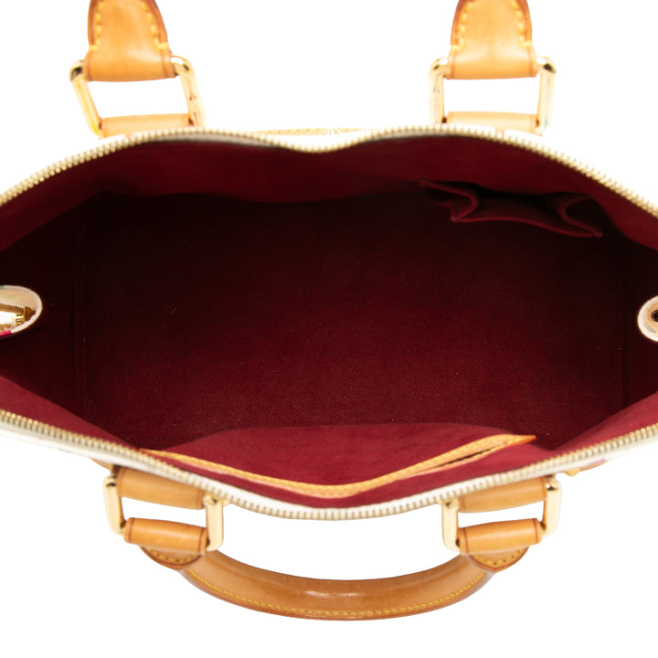 Louis Vuitton Alma PM Monogram Multicolore Blanc – vue 4 – GABY PARIS