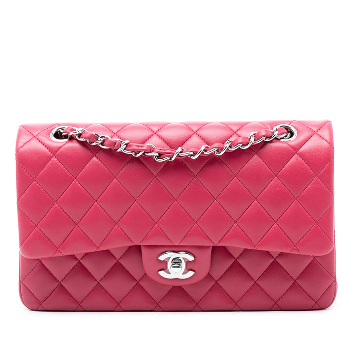 Chanel Medium Classic Cuir d’agneau Double rabat