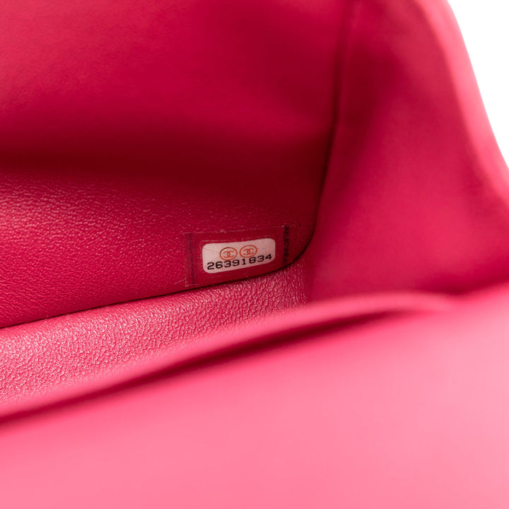 Chanel Medium Classic Cuir d’agneau Double rabat