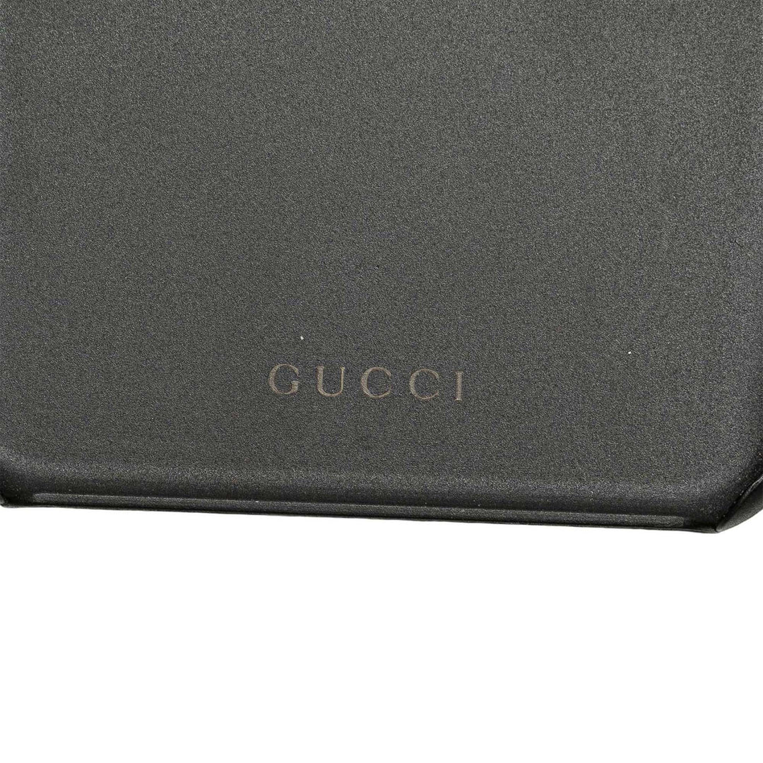 GG Supreme Ophidia Iphone Case Wallet on Chain Brown - Gaby Paris