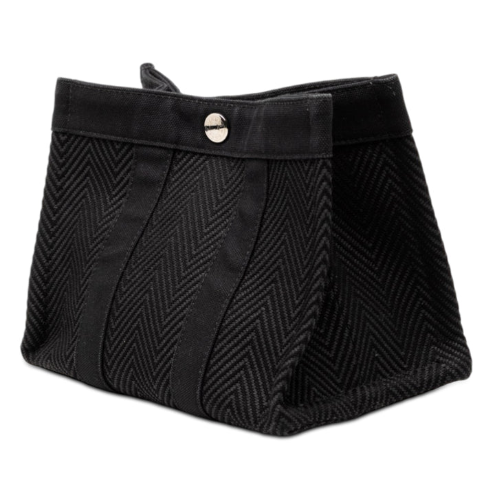 Chevron Fourre Tout Pochette Noir