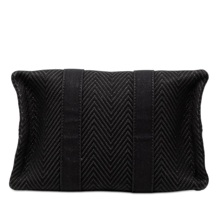 Chevron Fourre Tout Pochette Noir