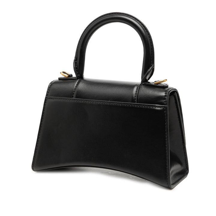 Balenciaga Small brillant Box Cuir de veau Hourglass sac à anse supérieure