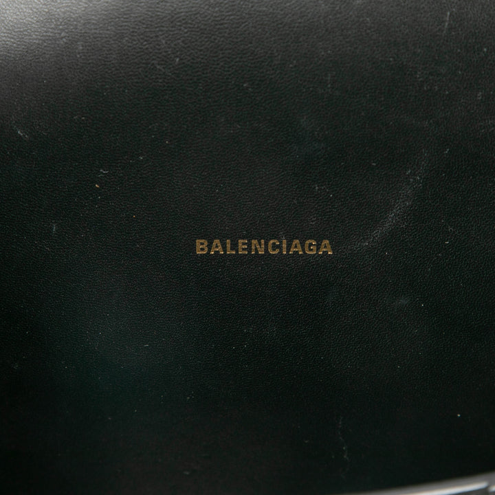 Balenciaga Small brillant Box Cuir de veau Hourglass sac à anse supérieure