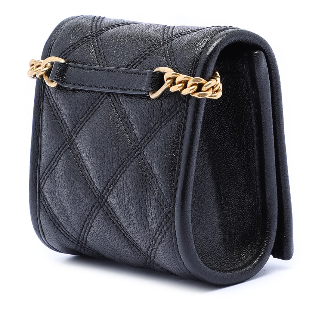 Saint Laurent Baby Matelassé Cuir d’agneau Becky Sac ceinture