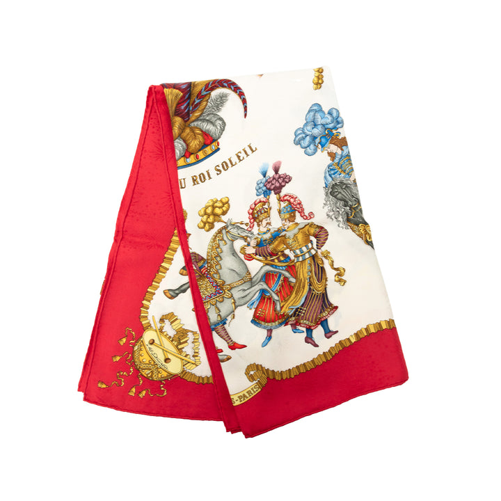 Les Fêtes du Roi Soleil Foulard 90 Rouge
