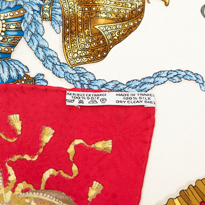 Les Fêtes du Roi Soleil Foulard 90 Rouge