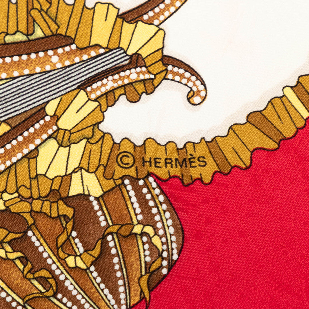 Les Fêtes du Roi Soleil Foulard 90 Rouge
