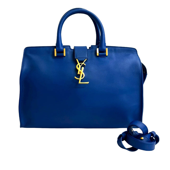 Saint Laurent Small Cuir Monogram Downtown Cabas