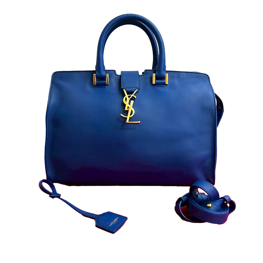 Saint Laurent Small Cuir Monogram Downtown Cabas