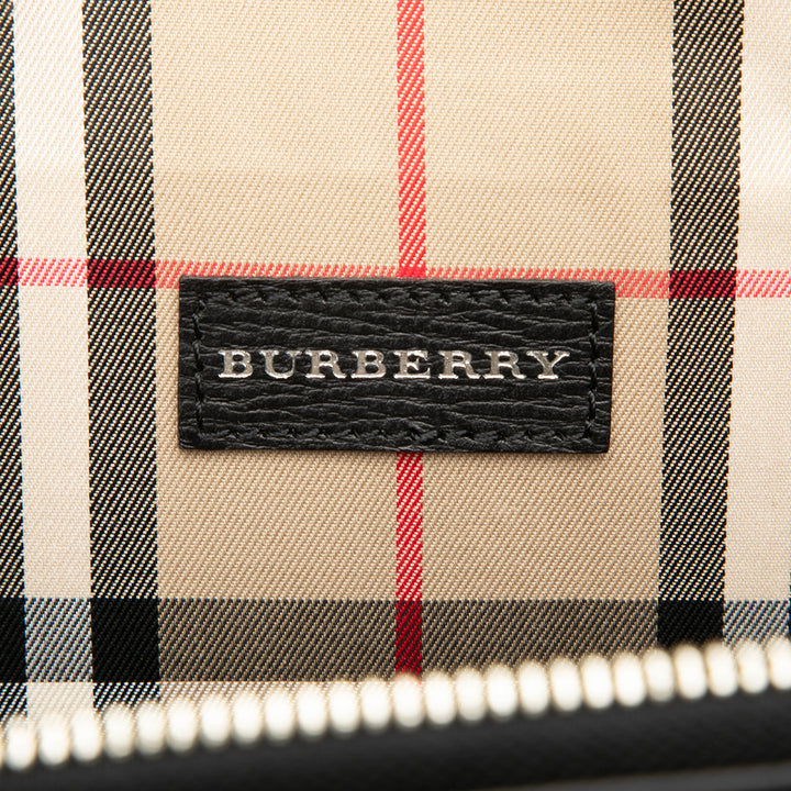 Burberry Check embossé à finitions Business Sac Noir – vue 5 – GABY PARIS