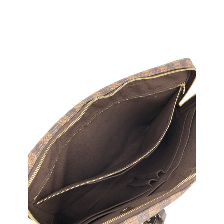 Louis Vuitton Porte Documents Voyage PM Damier Ébène Marron – vue 14 – GABY PARIS
