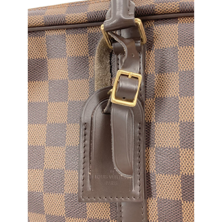 Louis Vuitton Porte Documents Voyage PM Damier Ébène Marron – vue 9 – GABY PARIS