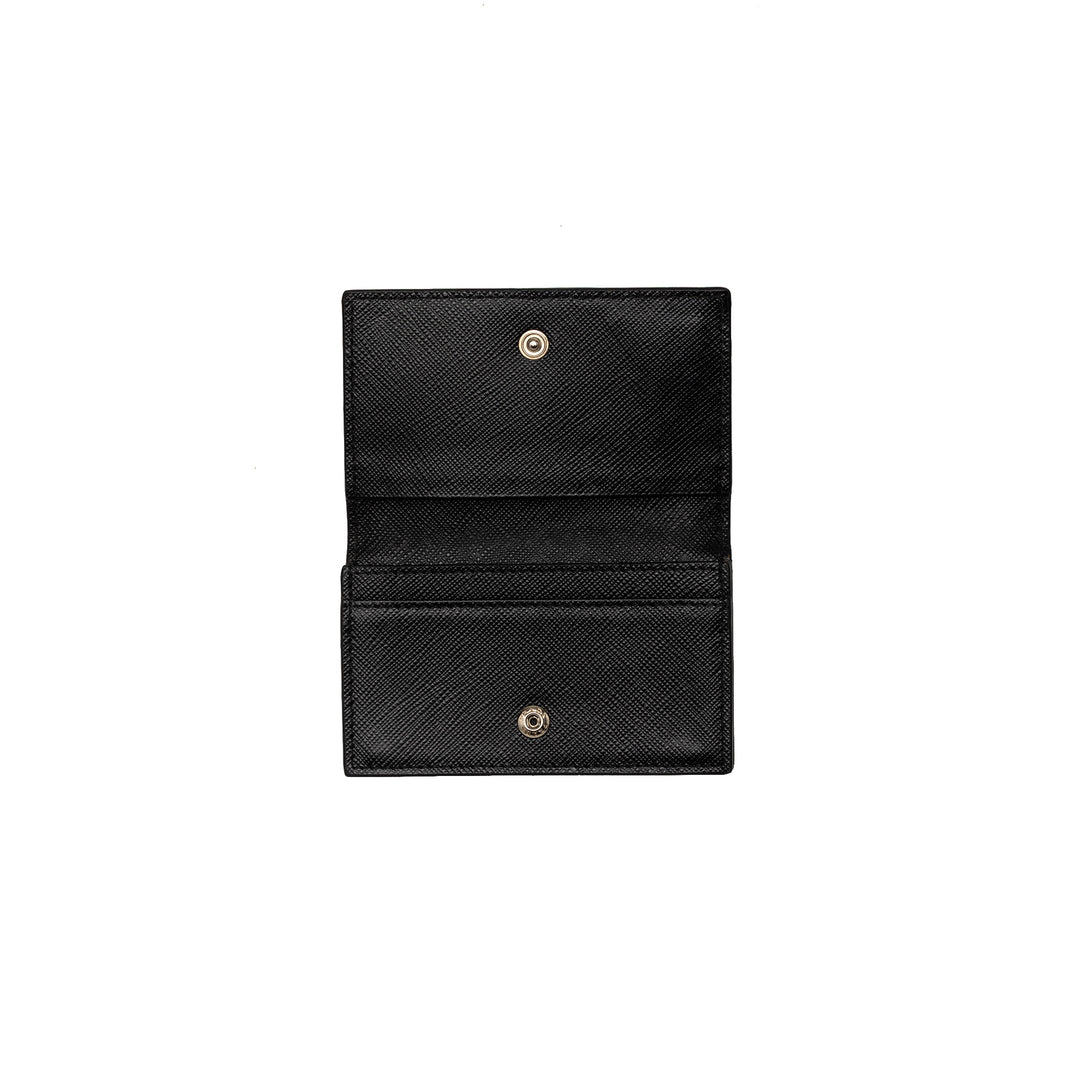 Porte-cartes Saffiano Noir