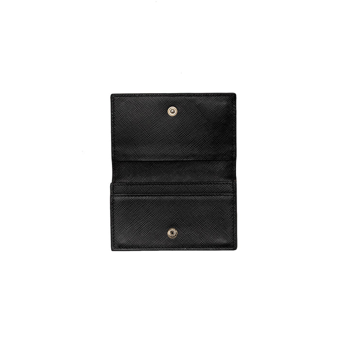 Porte-cartes Saffiano Noir