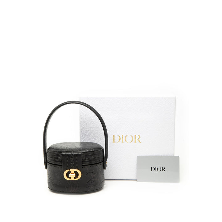 Dior embossé Cuir de veau CD Logo Vanity
