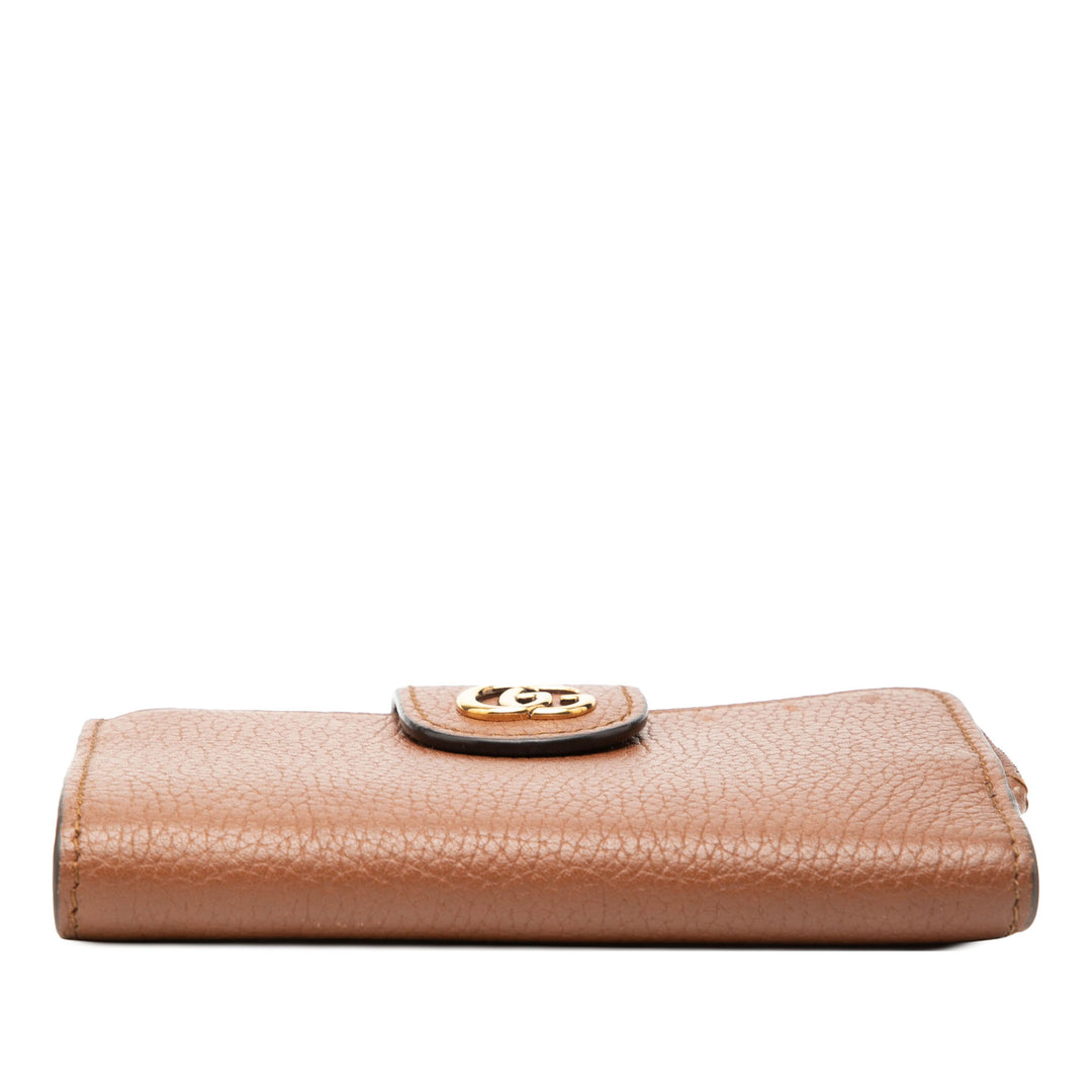 Gucci GG Marmont Cuir de veau Bamboo Bifold Portefeuille