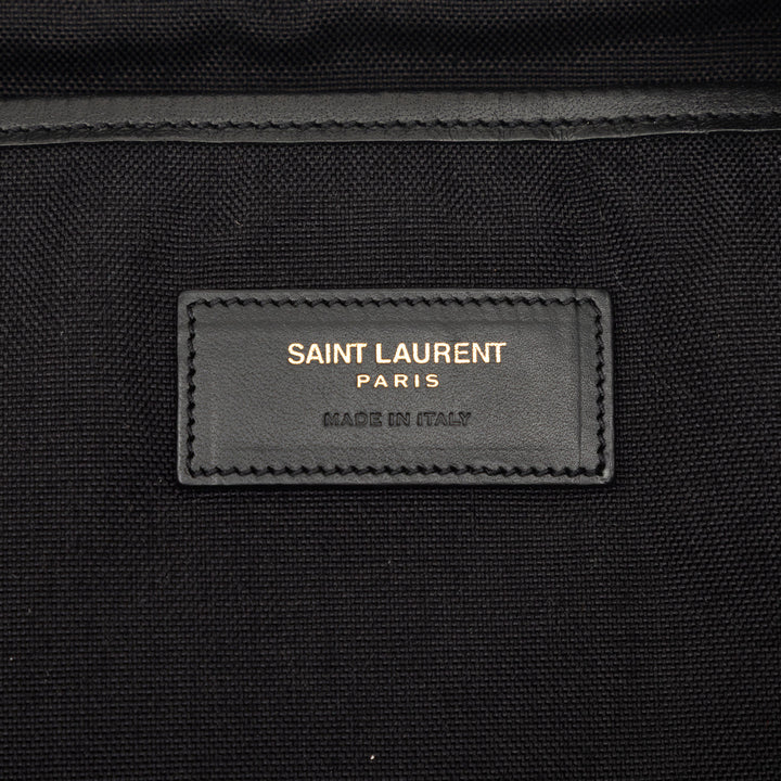 Saint Laurent Toile Polka Dot City Sac à dos