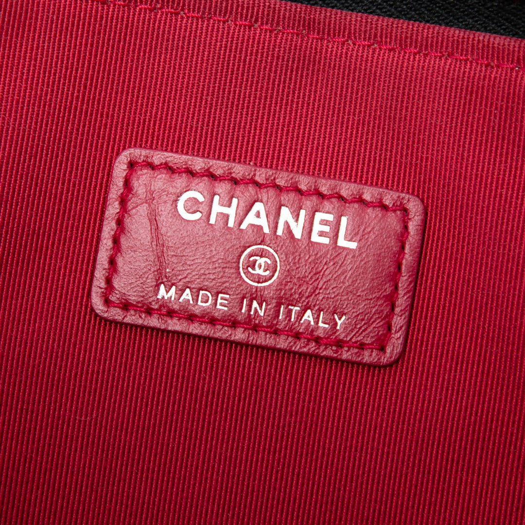 vieilli Gabrielle O Étui Pochette Grand Cuir de veau Noir