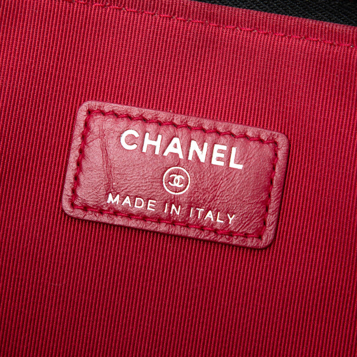 vieilli Gabrielle O Étui Pochette Grand Cuir de veau Noir