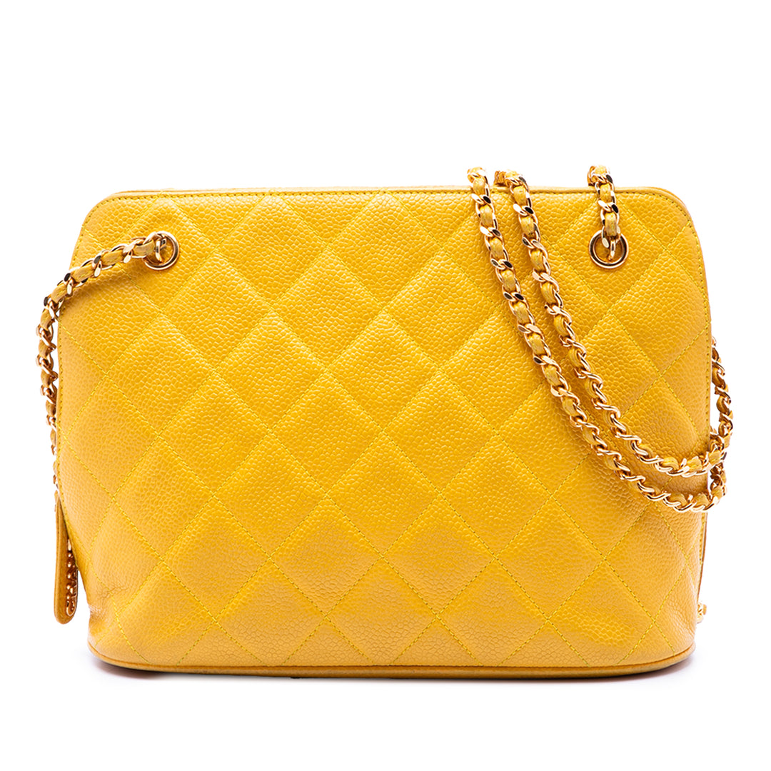 Chanel Matelassé Caviar Chain Sac bandoulière