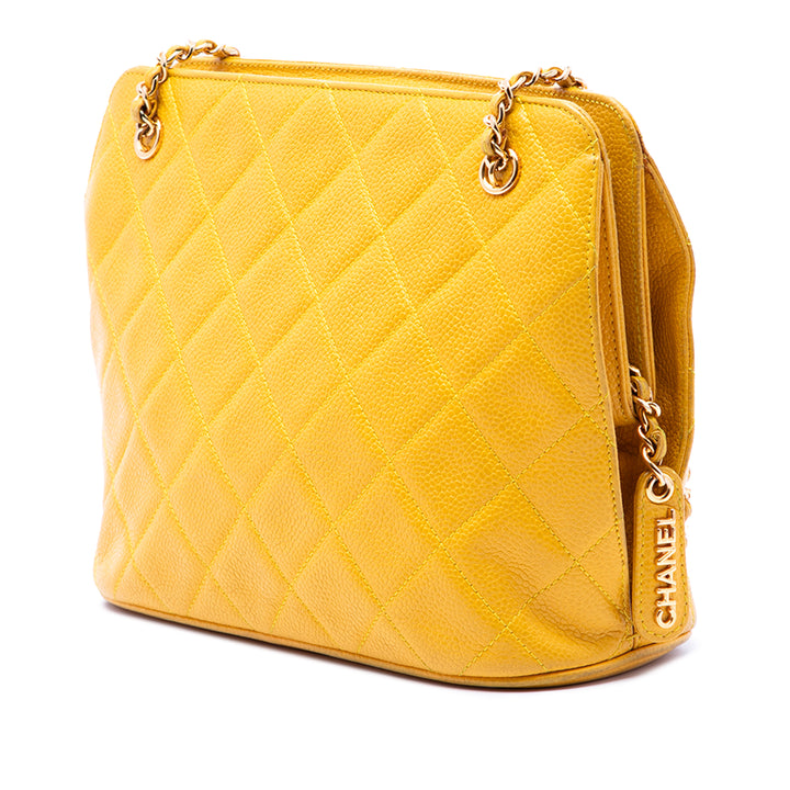Chanel Matelassé Caviar Chain Sac bandoulière