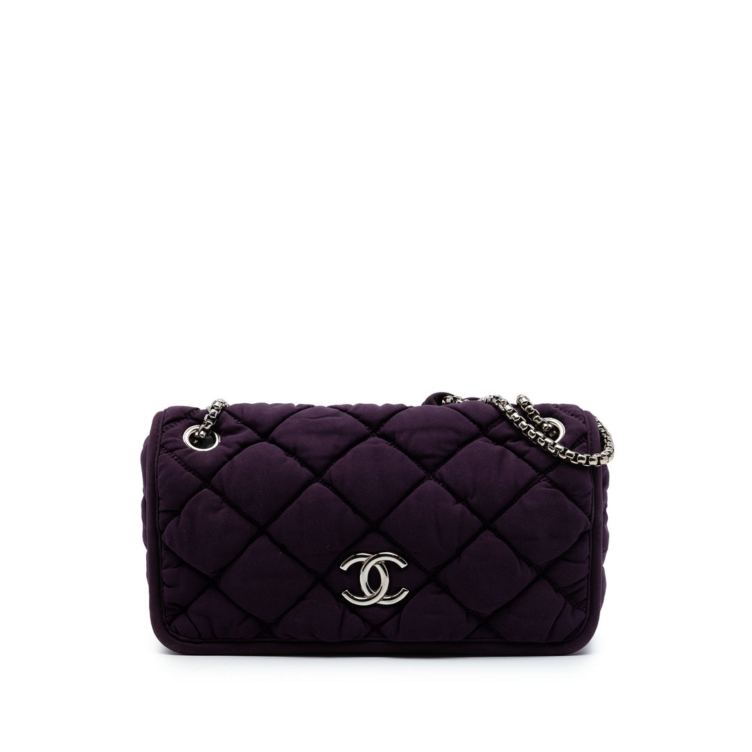 Chanel Small Matelassé Nylon Bubble à rabat