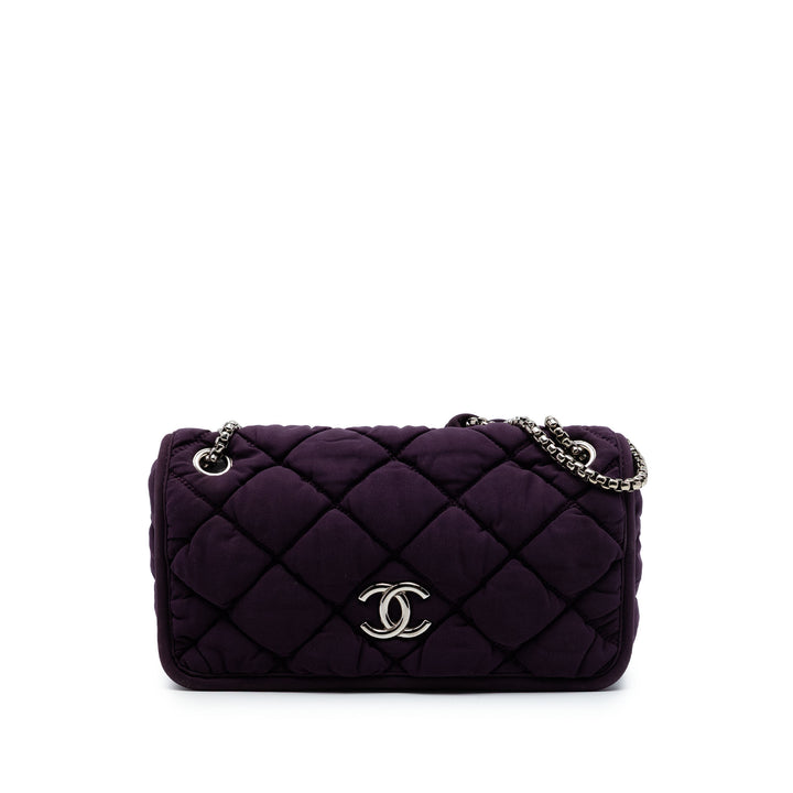 Chanel Small Matelassé Nylon Bubble à rabat