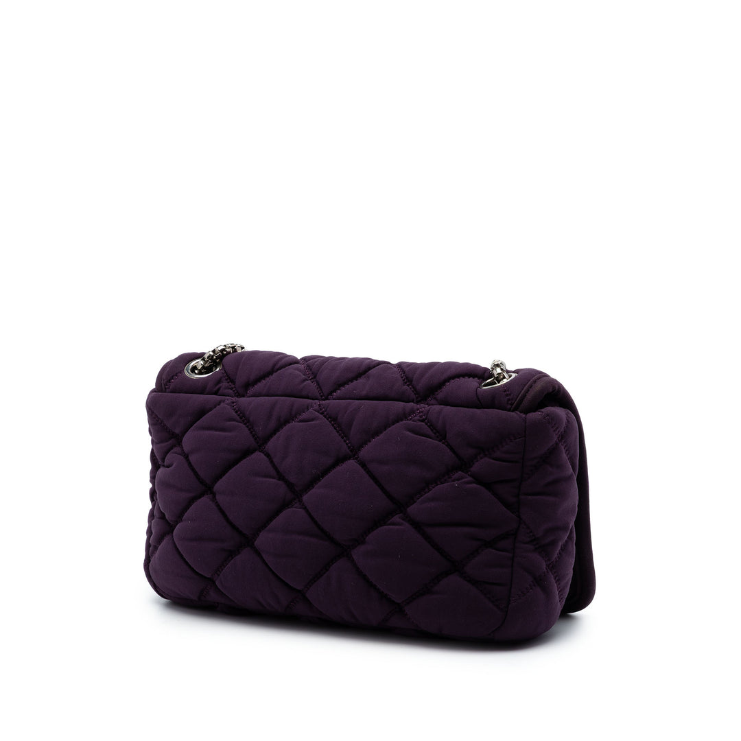 Chanel Small Matelassé Nylon Bubble à rabat