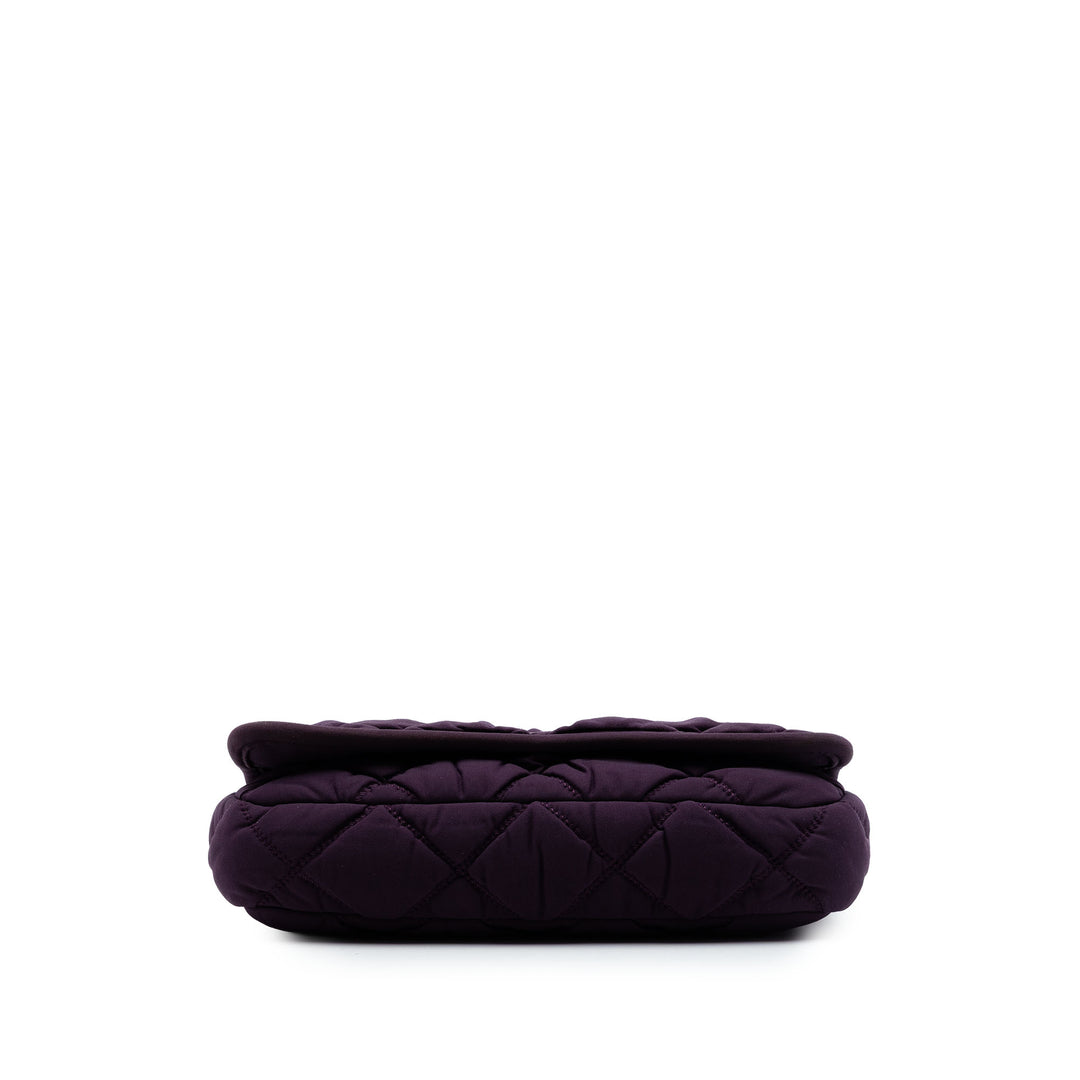 Chanel Small Matelassé Nylon Bubble à rabat