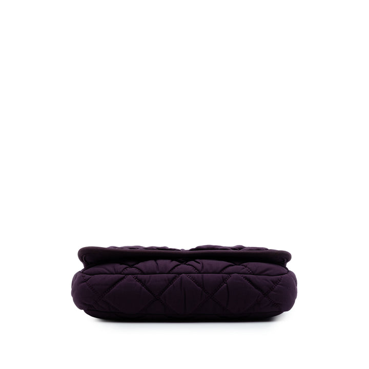 Chanel Small Matelassé Nylon Bubble à rabat