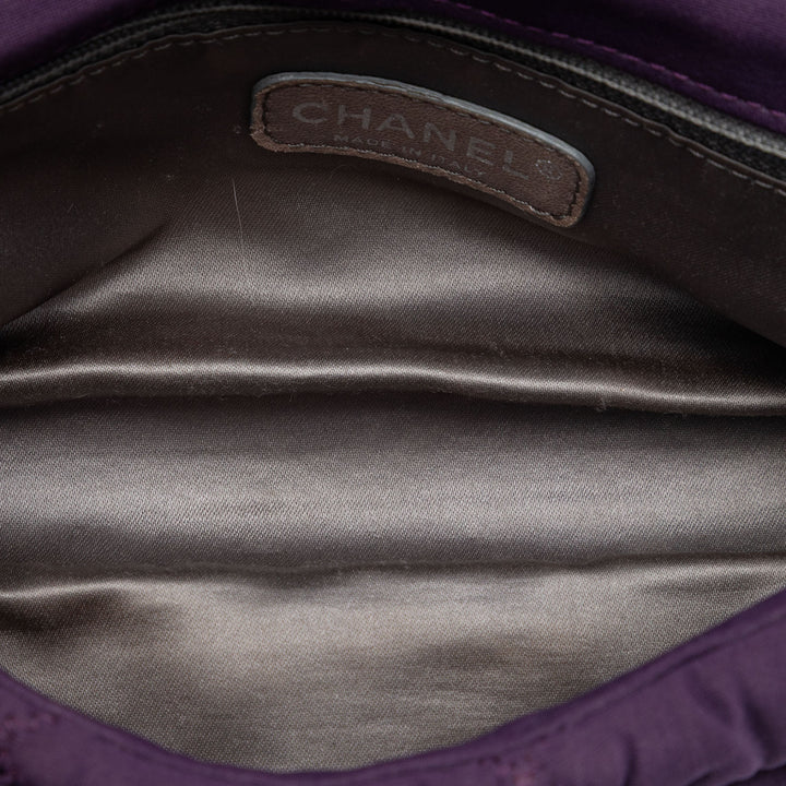 Chanel Small Matelassé Nylon Bubble à rabat