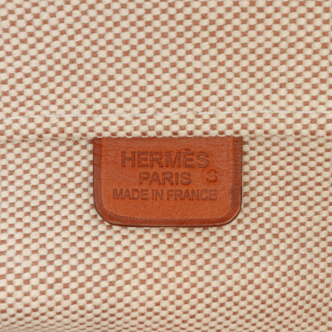 Hermès Toile H Plume Quadrige au Fil Steeple 31 Marron