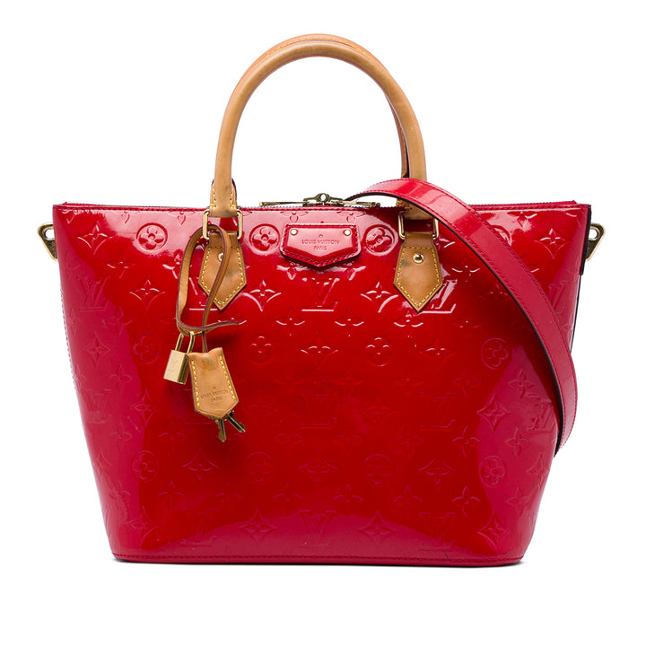 Louis Vuitton Montebello MM Cuir verni Monogram Rouge – vue principale – GABY PARIS