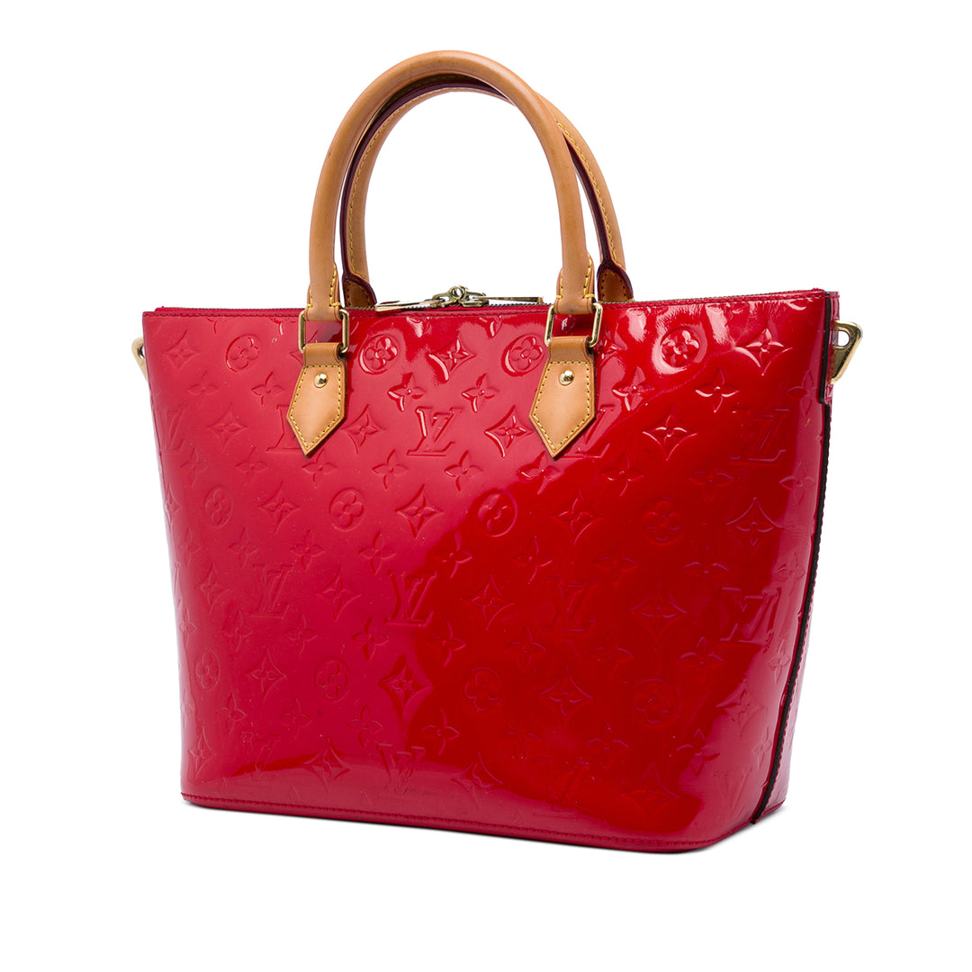 Louis Vuitton Montebello MM Cuir verni Monogram Rouge – vue 2 – GABY PARIS