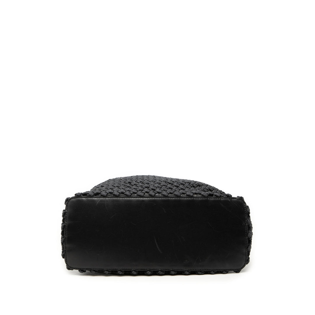 Gucci Tissé Sac Noir – vue 3 – GABY PARIS