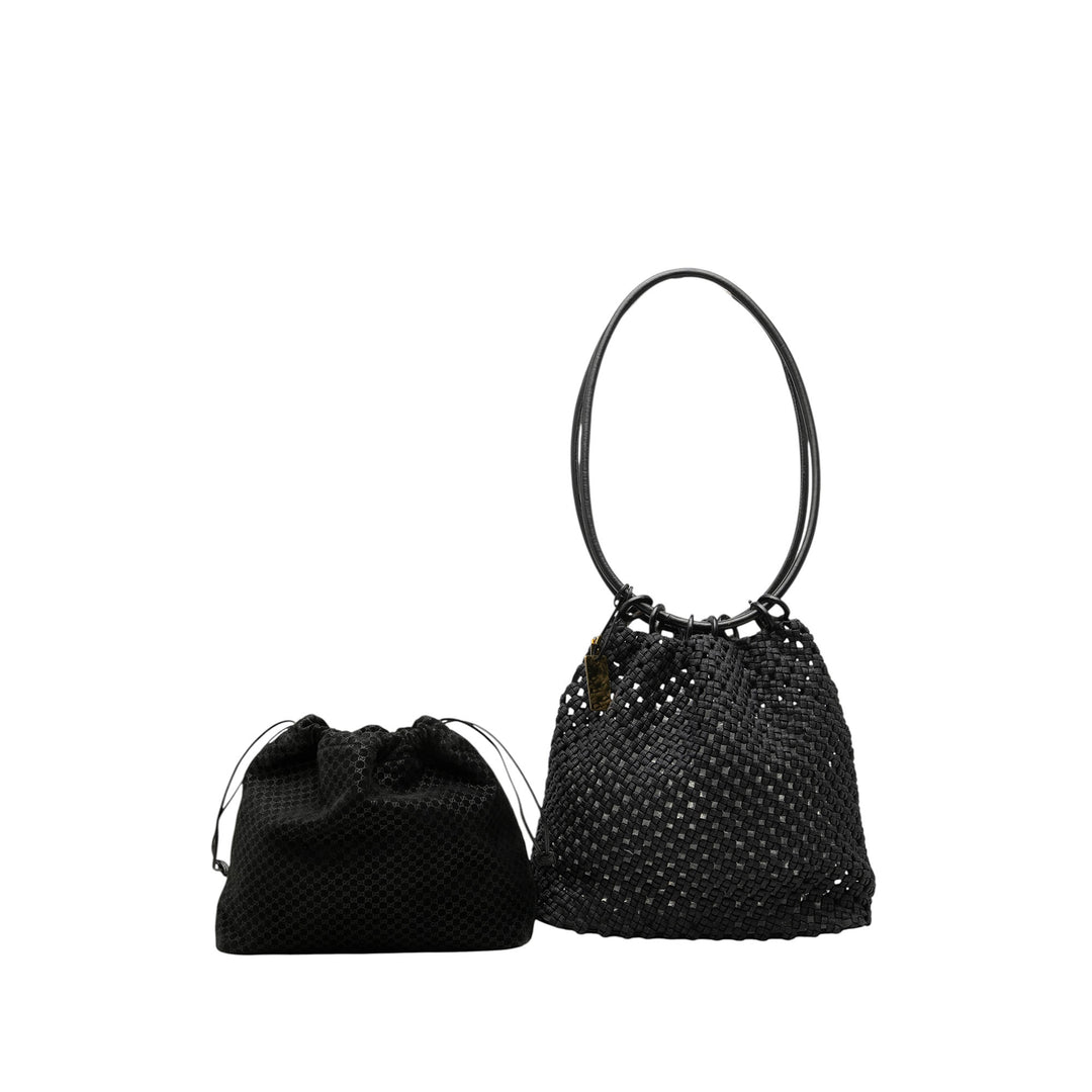 Gucci Tissé Sac Noir – vue 7 – GABY PARIS