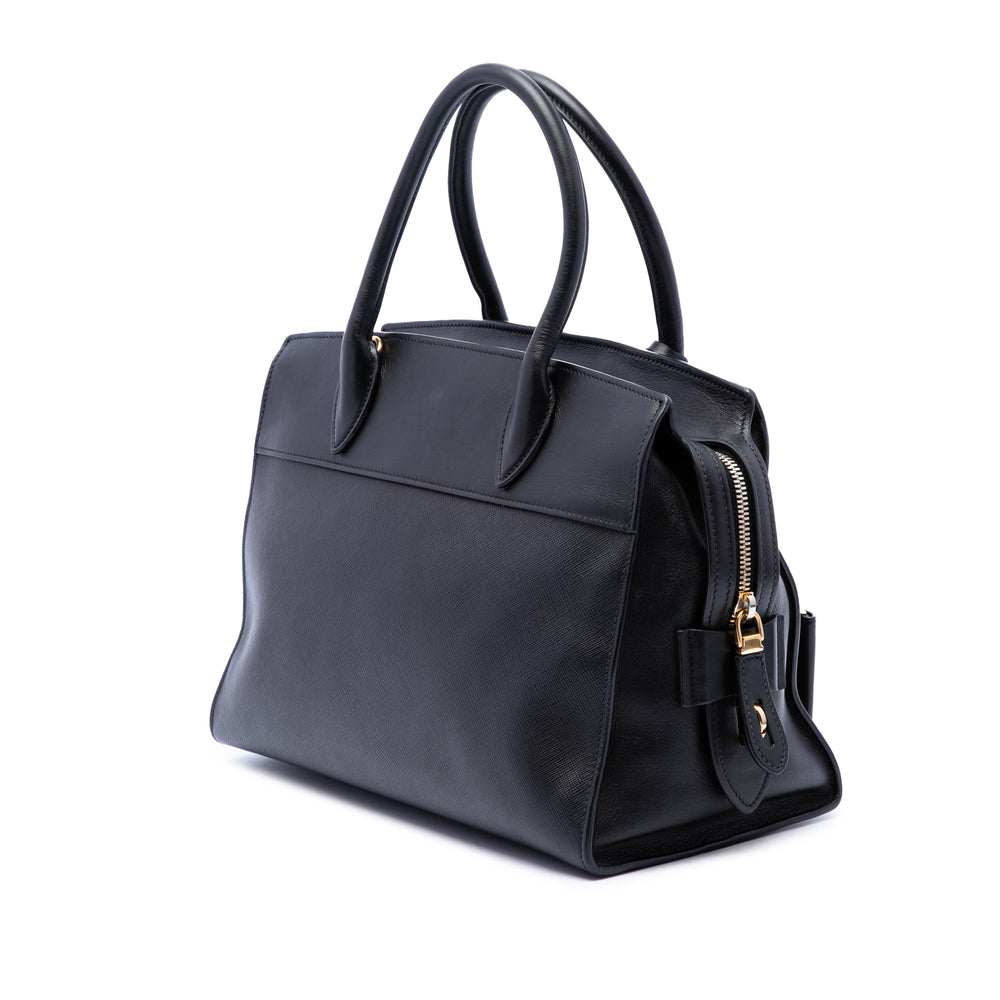 Prada Sac à main City Veau Esplanade Saffiano Noir – vue 2 – GABY PARIS