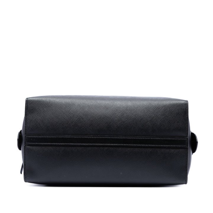 Prada Sac à main City Veau Esplanade Saffiano Noir – vue 3 – GABY PARIS