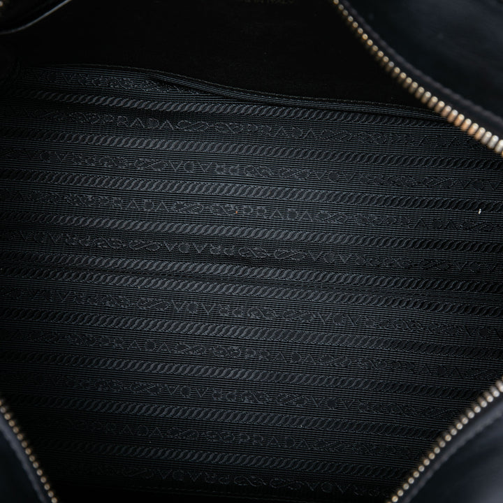 Prada Sac à main City Veau Esplanade Saffiano Noir – vue 4 – GABY PARIS