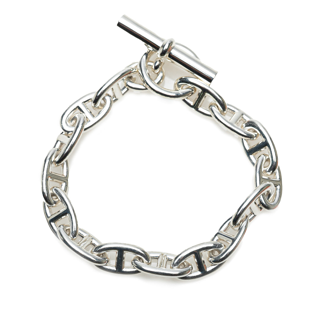 Small Sterling Silver Chaine d'Ancre Bracelet GM Silver - Gaby Paris