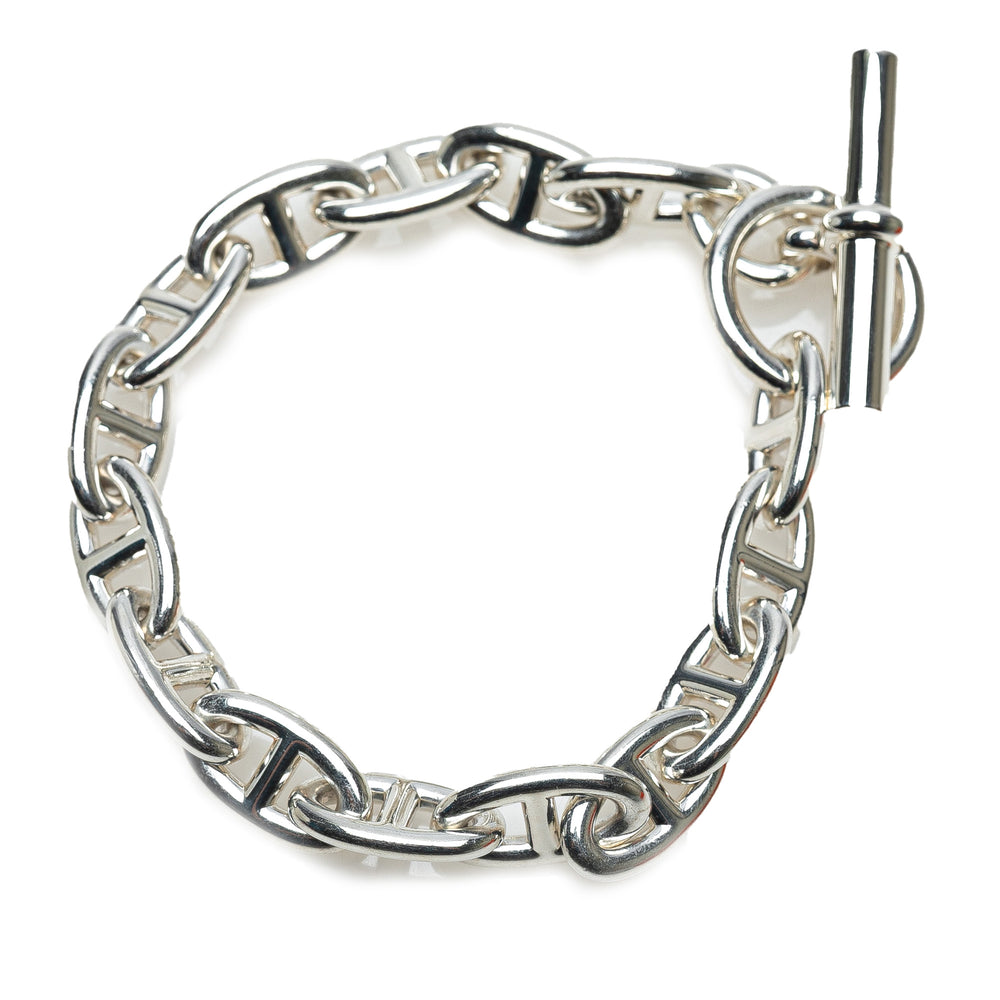 Small Sterling Silver Chaine d'Ancre Bracelet GM Silver - Gaby Paris