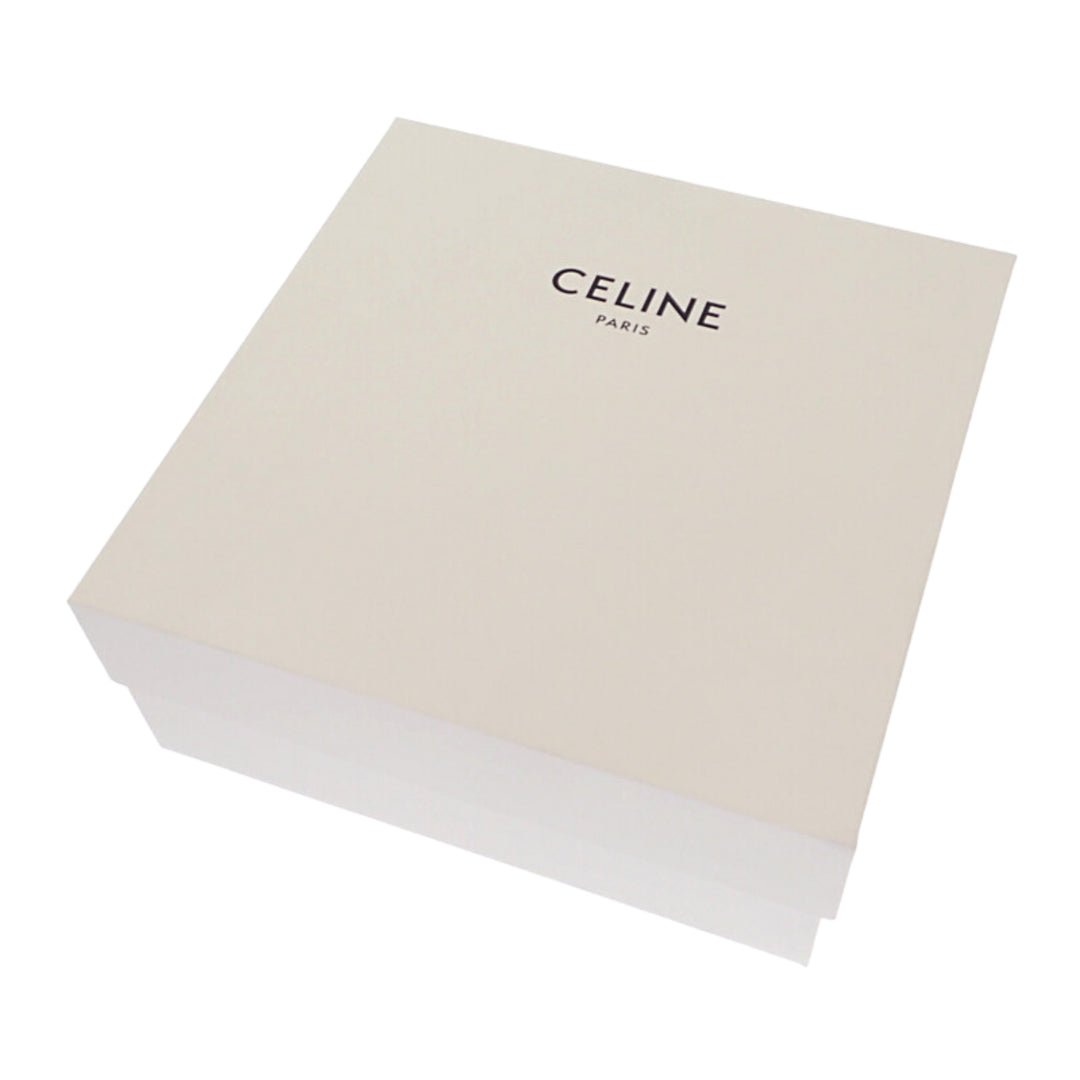 Celine brillant Triomphe Sac Teen Cuir de veau Marron