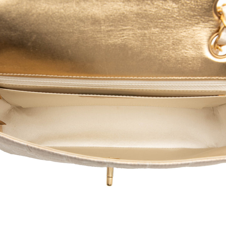 Chanel New Travel Line Medium Metallic Nylon Simple rabat