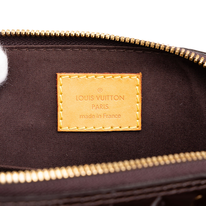 Louis Vuitton Alma BB Cuir verni Monogram Violet – vue 5 – GABY PARIS