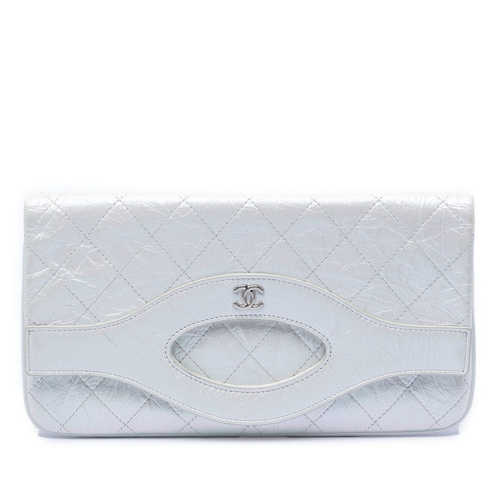 Chanel Irisé vieilli 31 Pochette Cuir de veau
