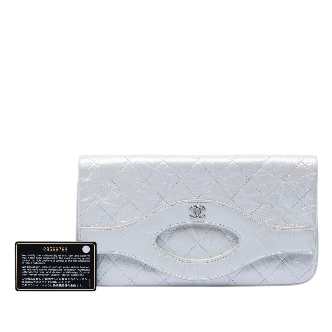 Chanel Irisé vieilli 31 Pochette Cuir de veau