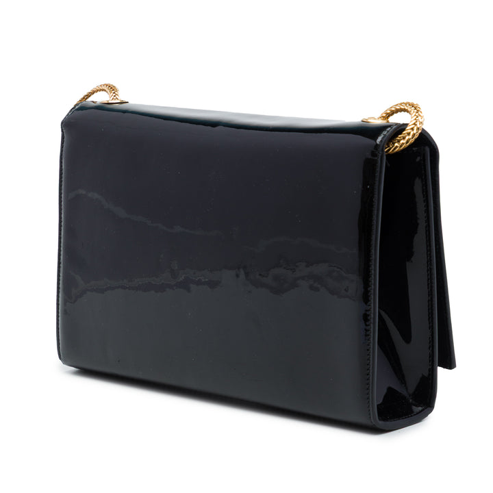Saint Laurent Classic Kate Pompon Sac Moyen Monogram Noir