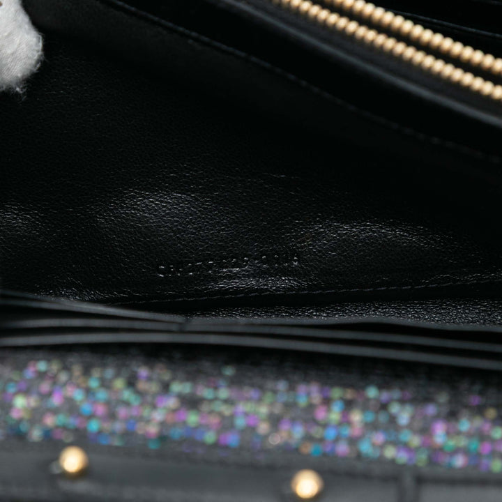 Saint Laurent Glitter Monogram Kate Wallet on Chain