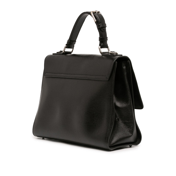 Dolce & Gabbana Large Textured Cuir de veau Miss Monica sac à anse supérieure